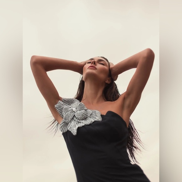 MAC DUGGAL
Black Crepe One Shoulder Gown With Crystal Flower
$698 USD Size 10 - Picture 2 of 6